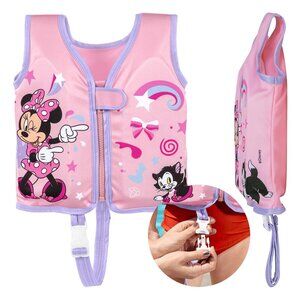 NWT Disney Junior Minnie Mouse Fabric Swim Vest 🎀